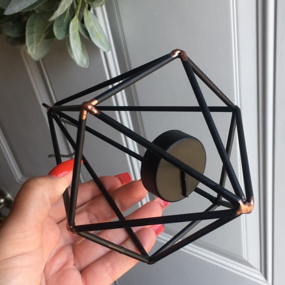 Prism Geo Votive Candle Pendant Holder Indoor out - Picture 4 of 10